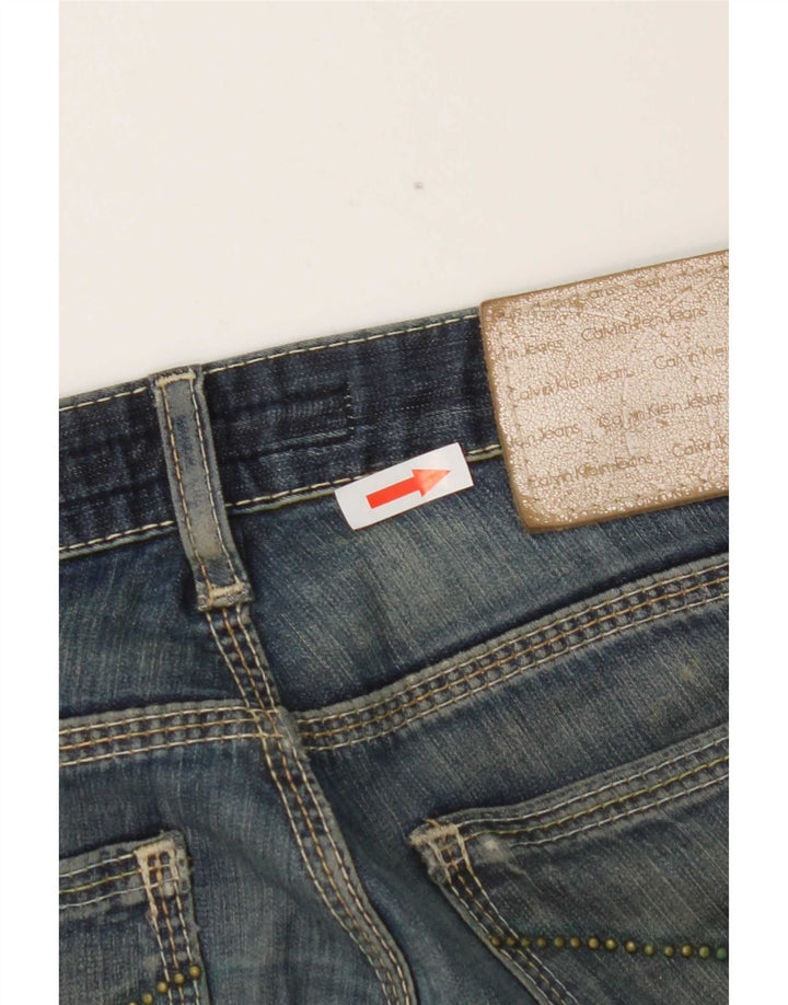 Jeans slim da donna Calvin Klein W26 L33 cotone blu
