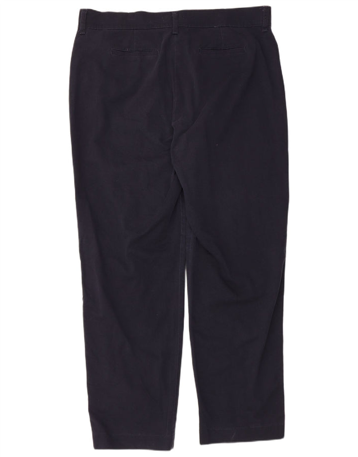 Pantaloni casual dritti da donna LEE US 18 2XL W40 L31 Cotone blu navy