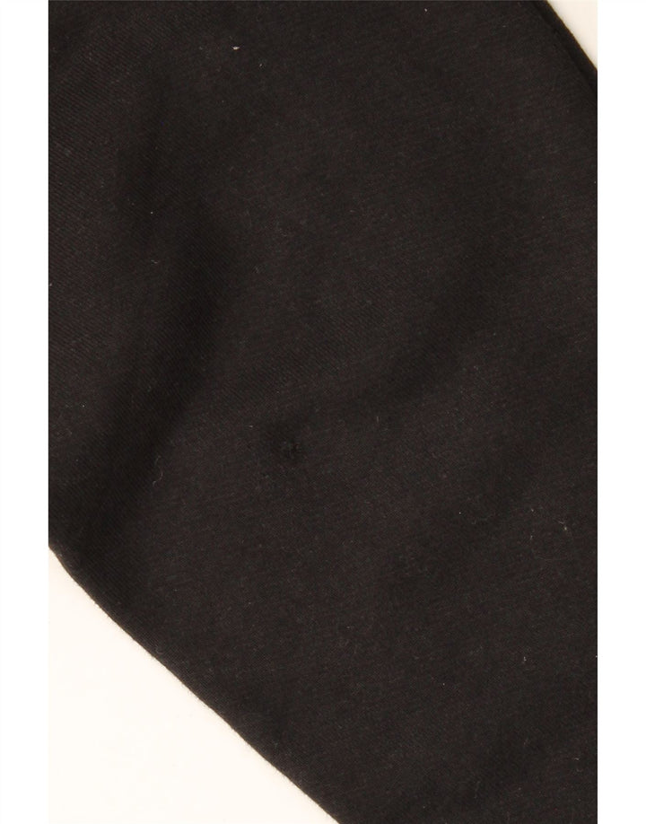 TOMMY HILFIGER Felpa grafica da uomo Maglione grande cotone nero