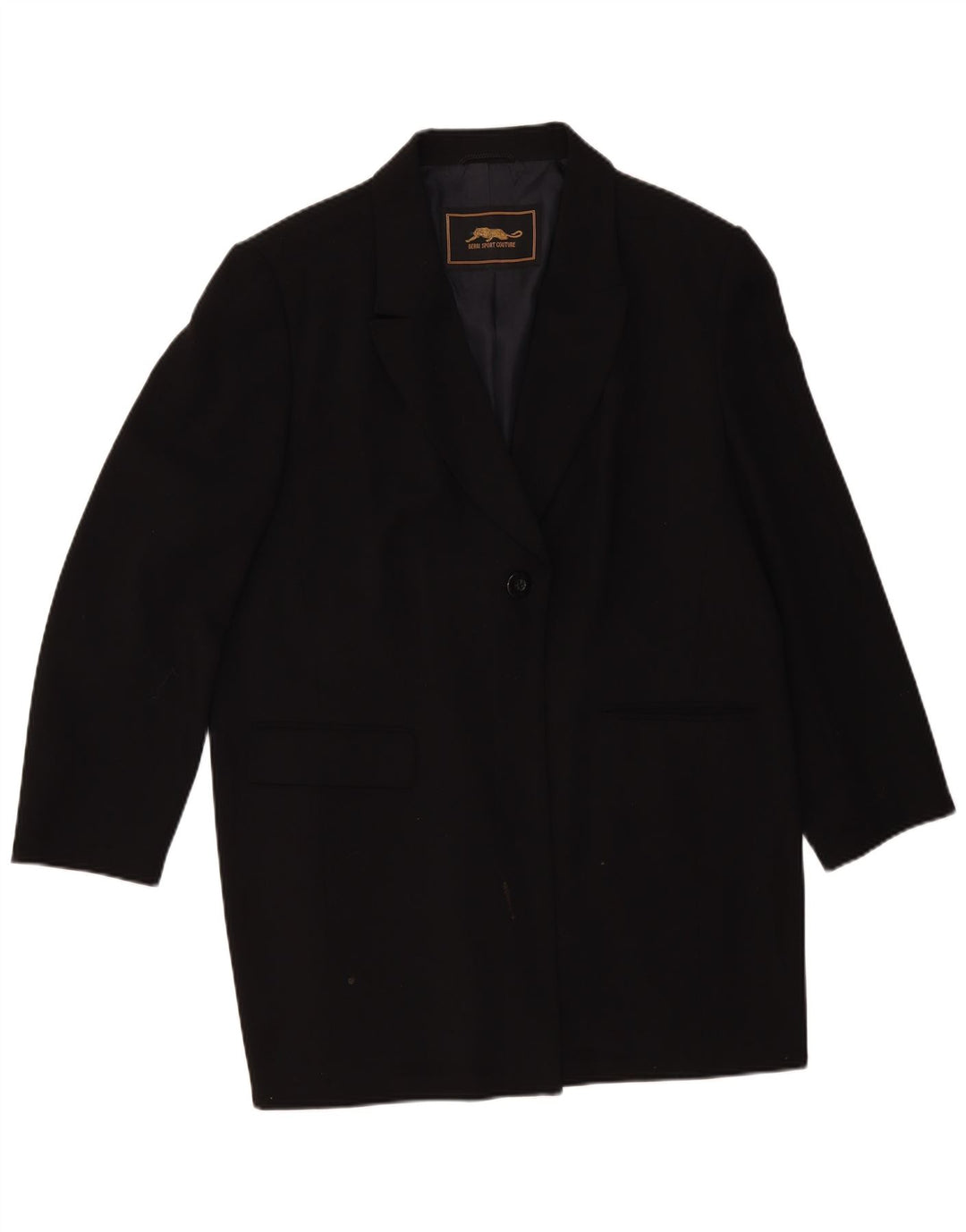 Soprabito da donna VINTAGE UK 14 medio nero