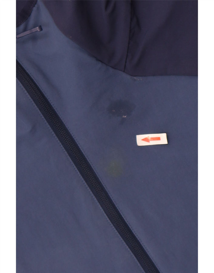 The North Face Giacca antipioggia da uomo con cappuccio pullover UK 44 2XL Blu Colourblock