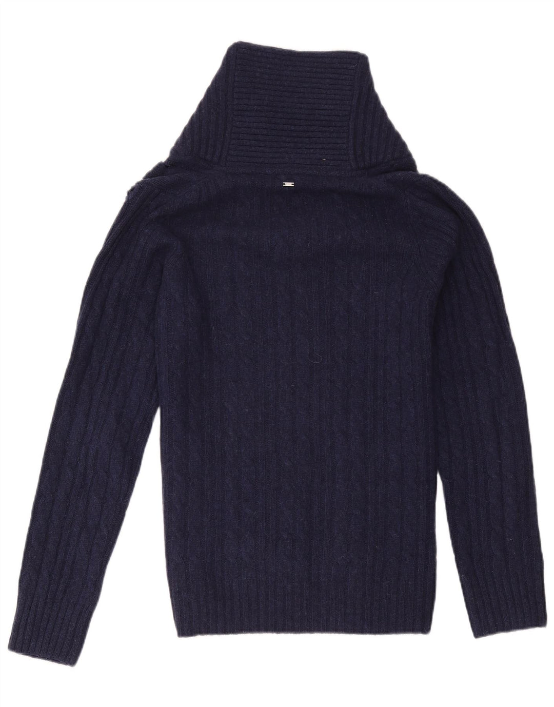 Maglione da uomo con collo a scialle G-Star in lana blu navy media