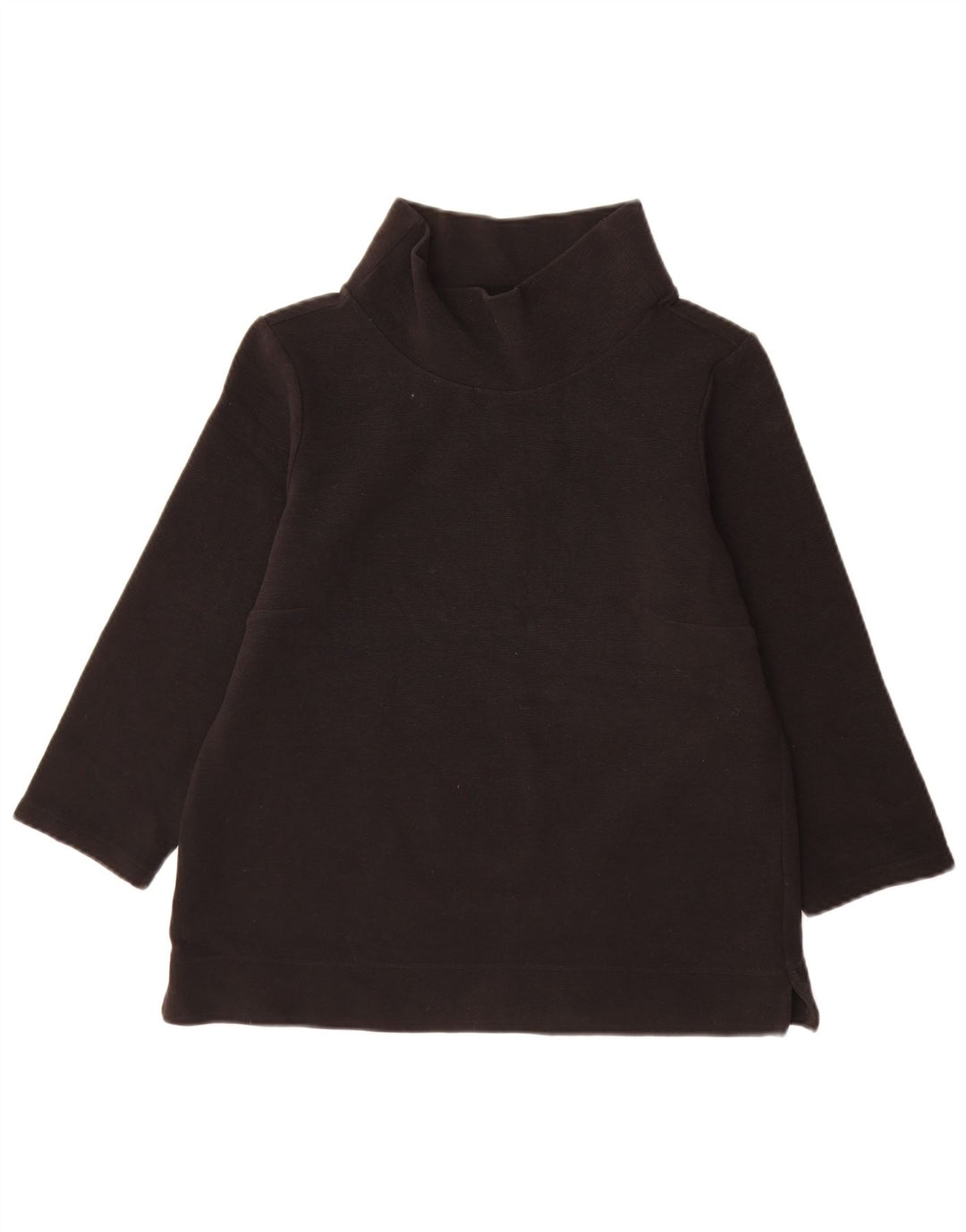 Top da donna Hobbs manica 3/4 UK 14 cotone nero medio