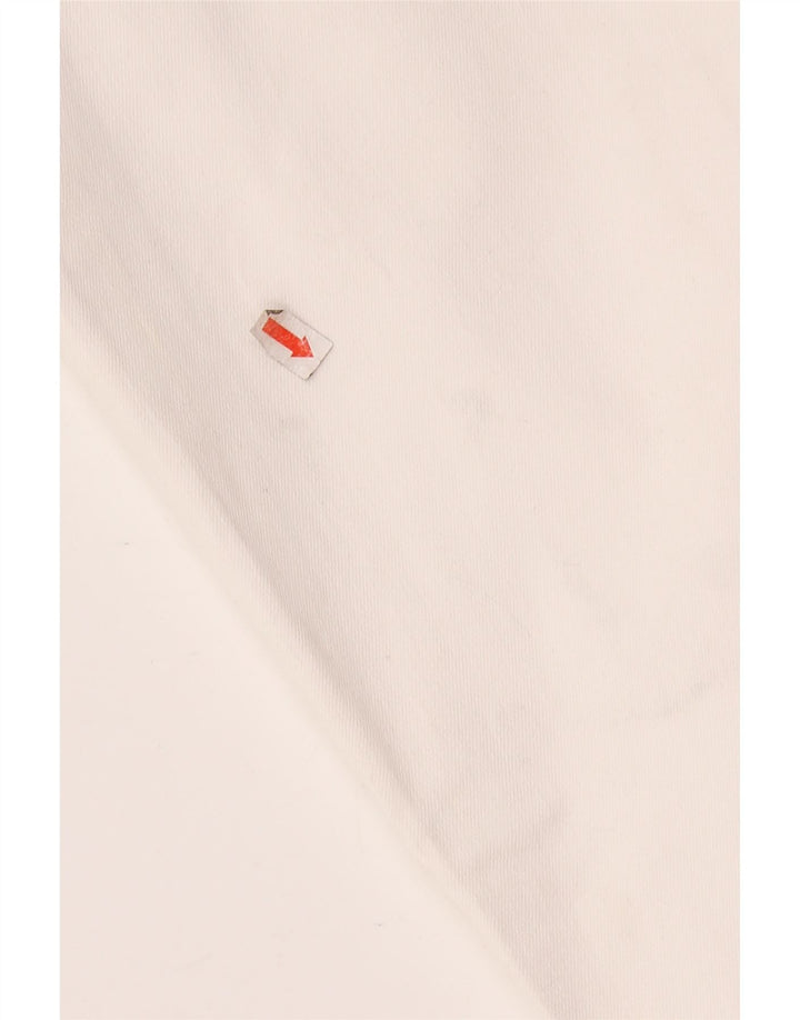 TOMMY HILFIGER Jeans skinny da donna a vita media W25 L25 cotone bianco