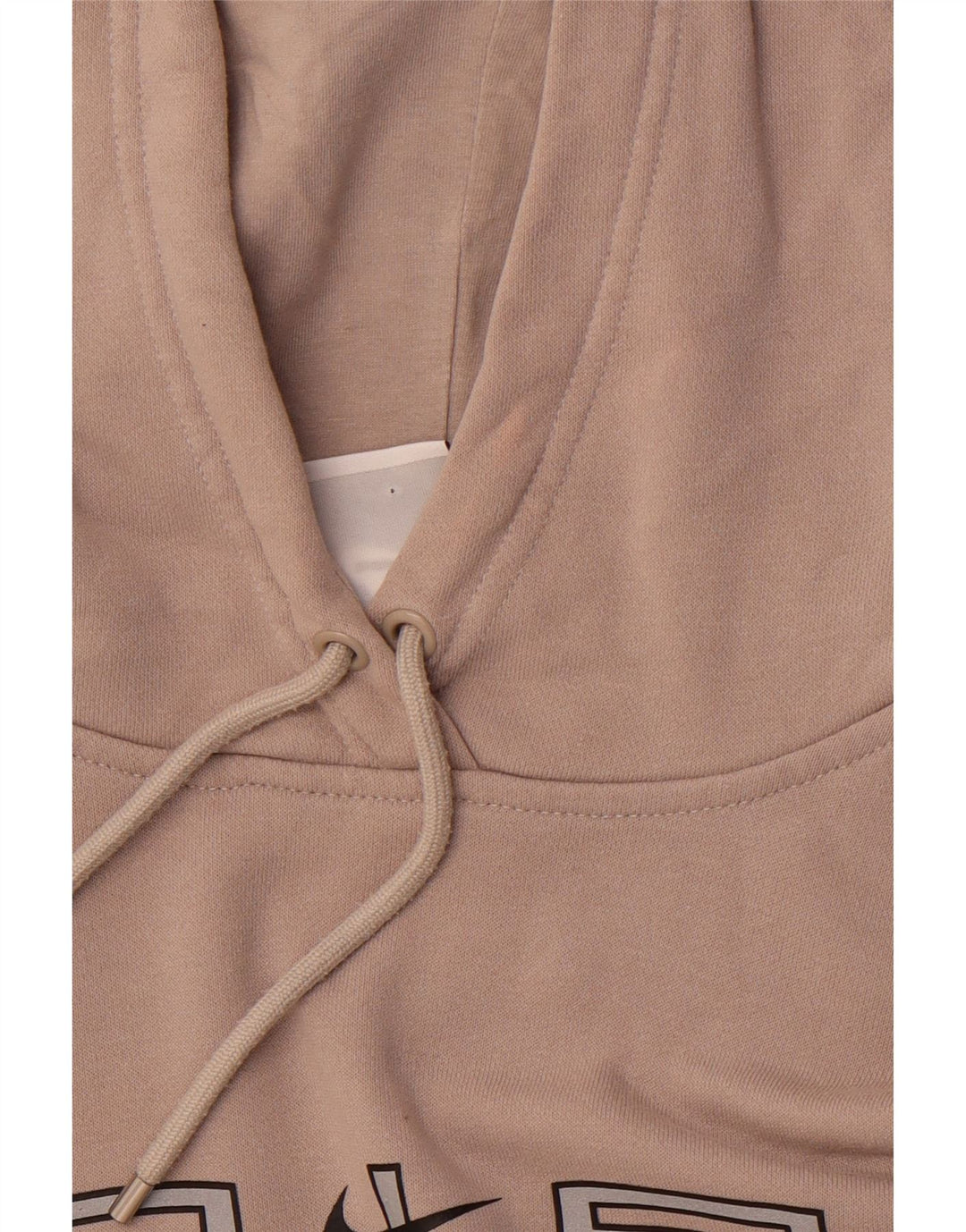 NIKE Felpa con cappuccio grafica da uomo, vestibilità ampia, piccola, in cotone color block marrone