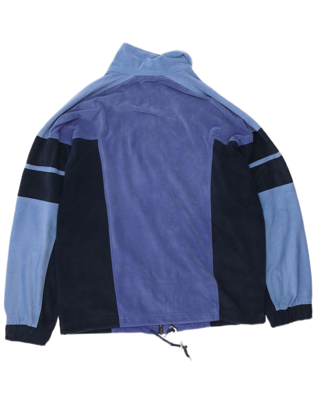 Tuta intera da uomo in velluto Lotto, poliestere color block medio blu navy