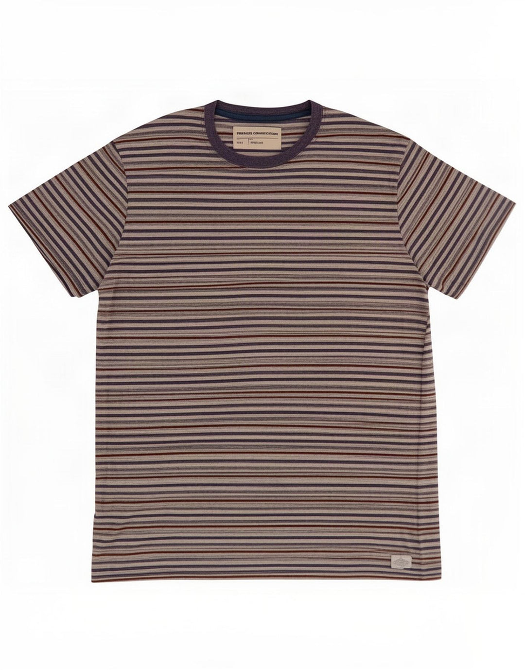 T-shirt da uomo French Connection Top grande gessato multicolore
