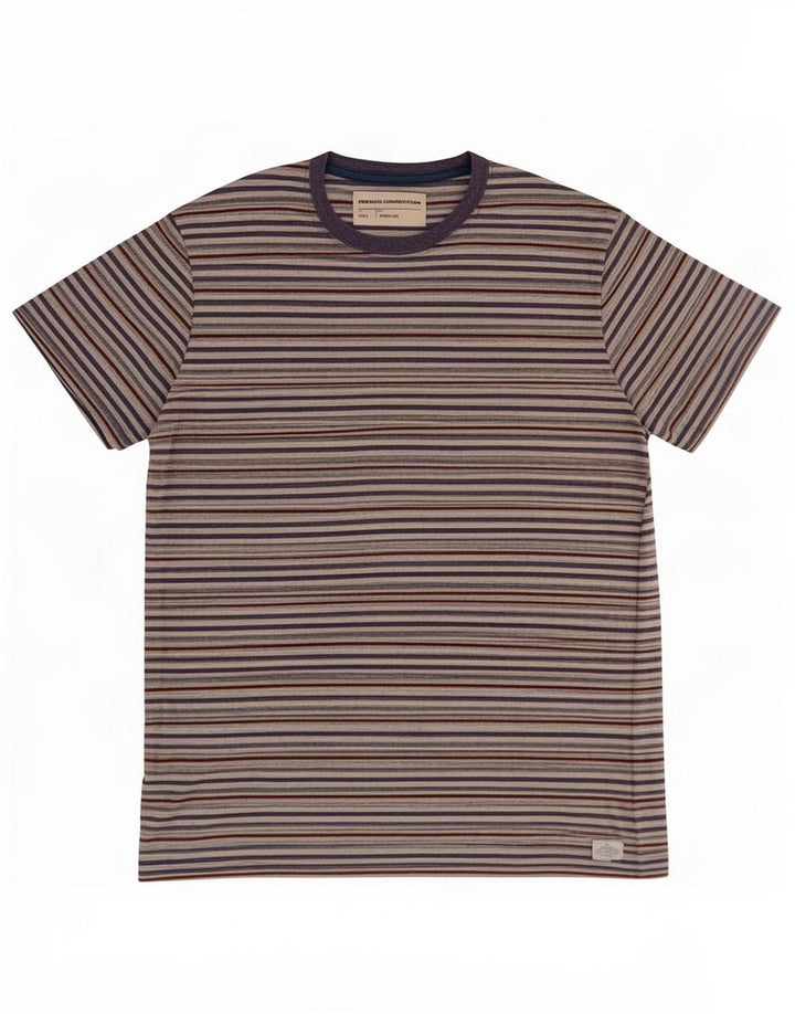 T-shirt da uomo French Connection Top grande gessato multicolore