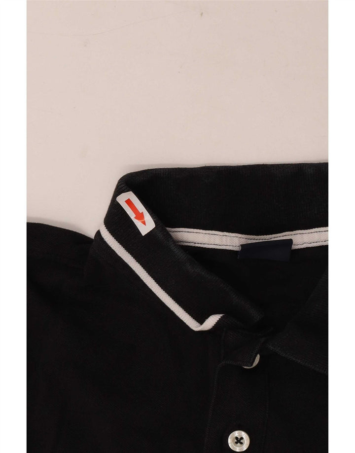 Polo da uomo North Sails Small in cotone nero