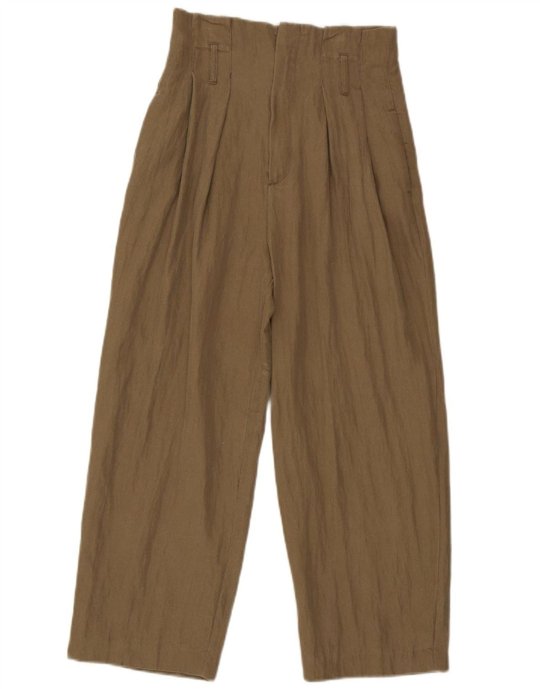 Pantaloni corti con pegging da donna Zara piccoli W26 L24 kaki