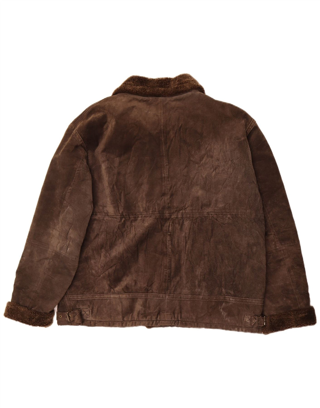 Giacca in shearling da donna TCM UK 28/30 3XL Pelle marrone