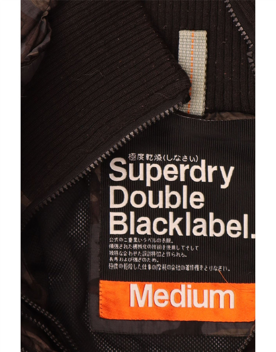 Giacca a vento grafica da uomo Superdry UK 38 Nylon grigio medio