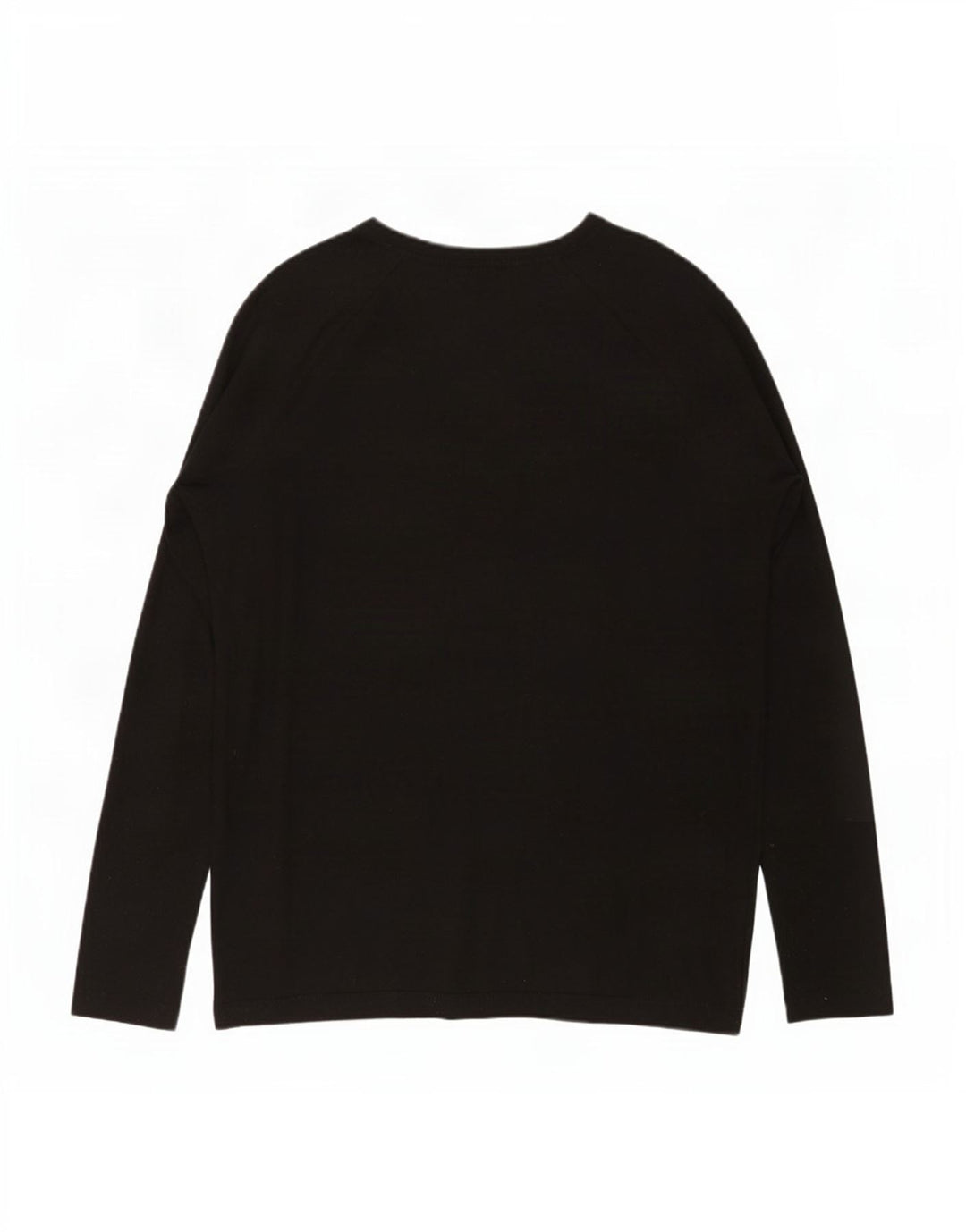 Top Zara da donna oversize a maniche lunghe UK 10 piccolo nero