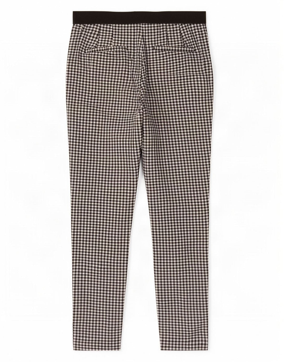 Pantaloni chino slim da donna Zara piccoli W27 L27 a quadretti neri