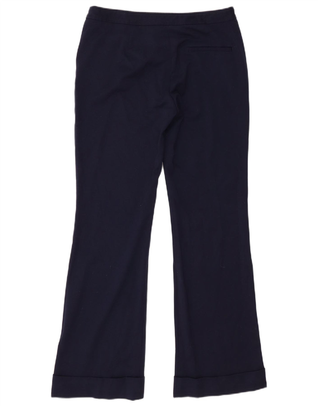 Pantaloni casual Bootcut da donna Zara medi W28 L30 poliestere blu navy