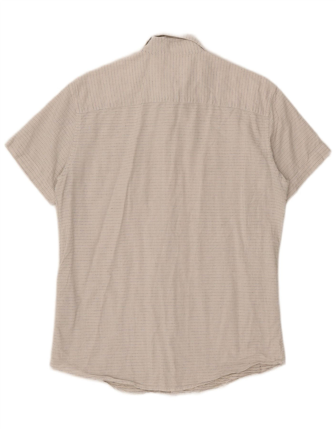 Camicia a maniche corte da uomo Jack & Jones in cotone maculato bianco sporco medio