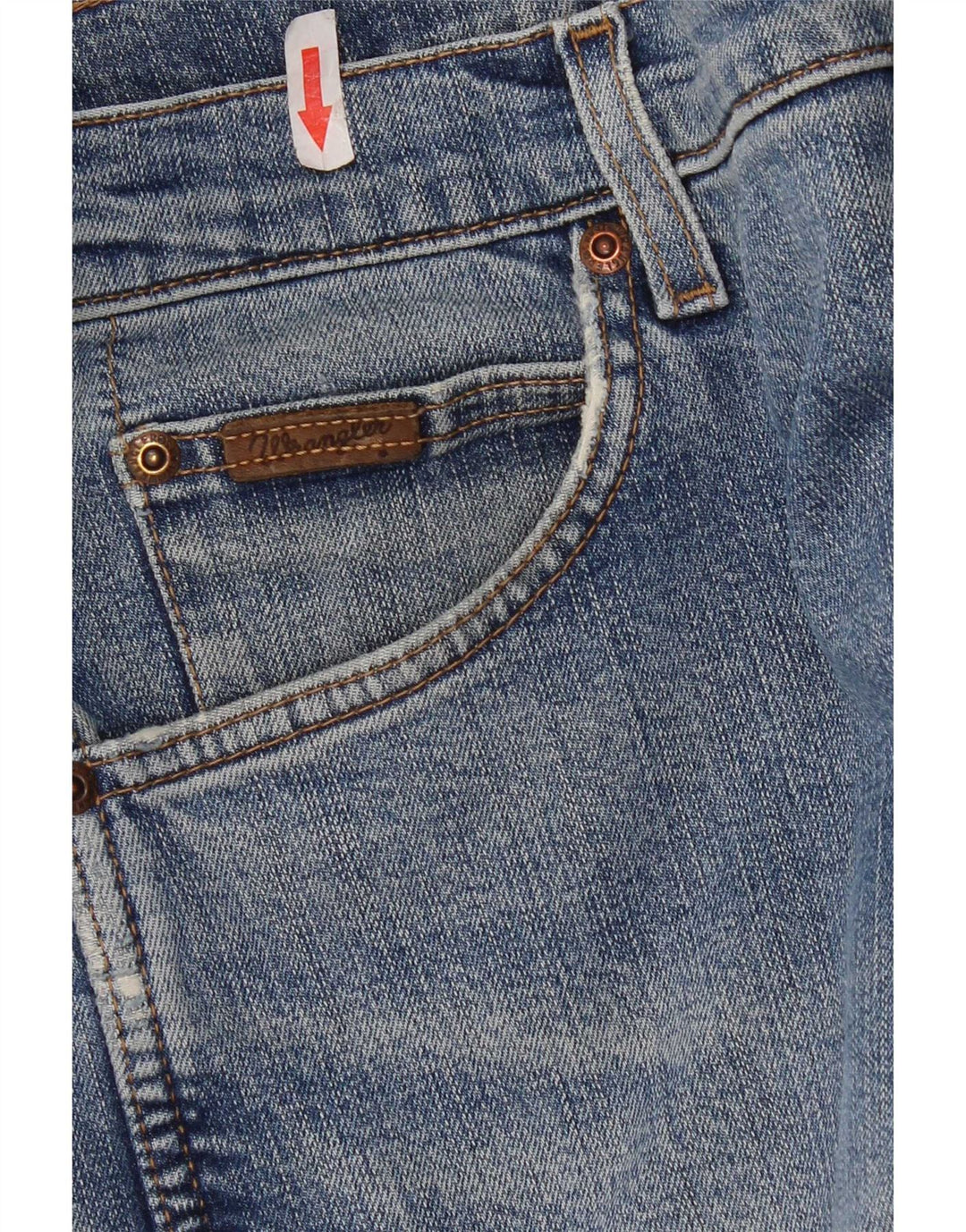 WRANGLER Jeans dritti elasticizzati Texas da uomo W36 L30 cotone blu