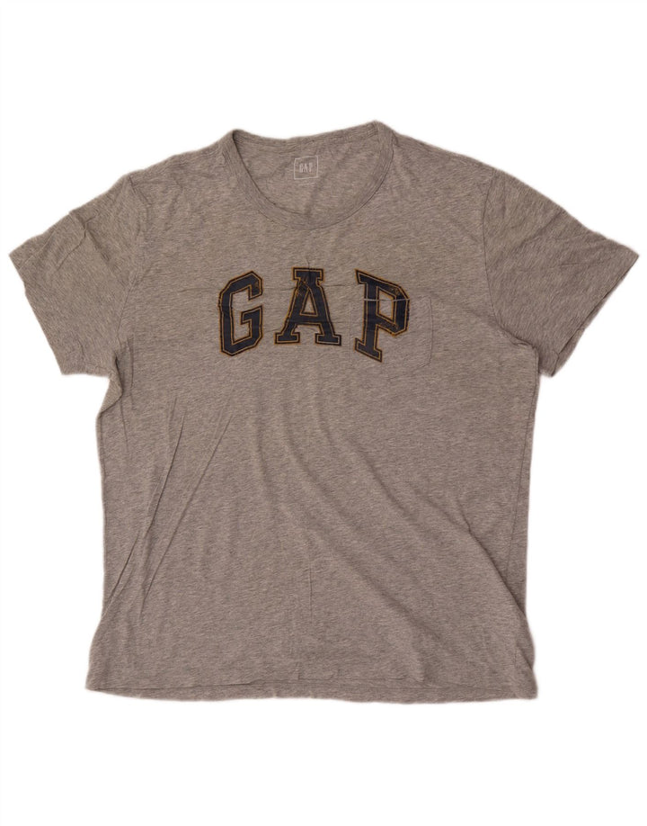Gap T-shirt grafica da uomo grande grigia