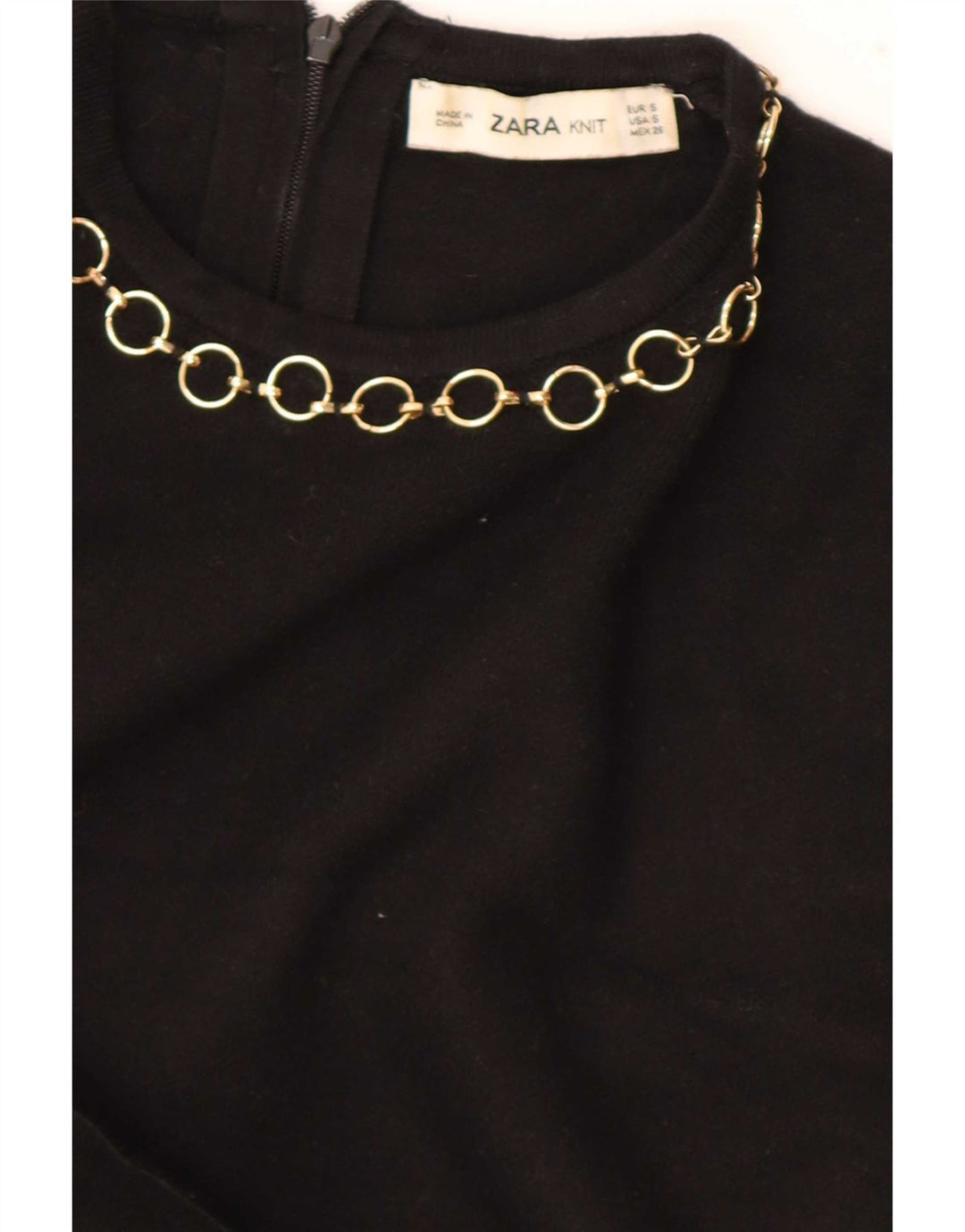 Camicetta Zara da donna Top UK 10 piccola nera