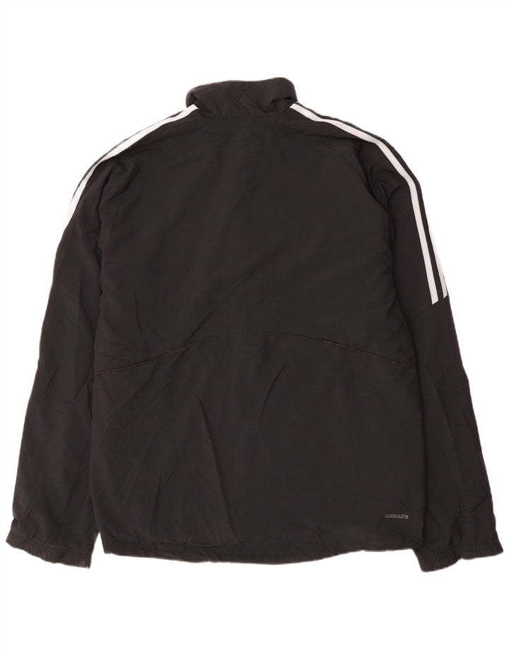 Giacca da uomo Adidas Climalite Top Jacket Medium Black Colourblock