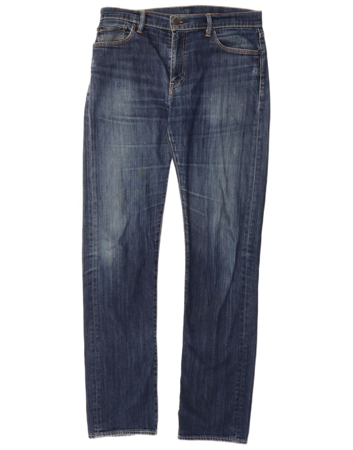 Levi's Uomo 504 Jeans dritti W34 L36 Cotone Blu