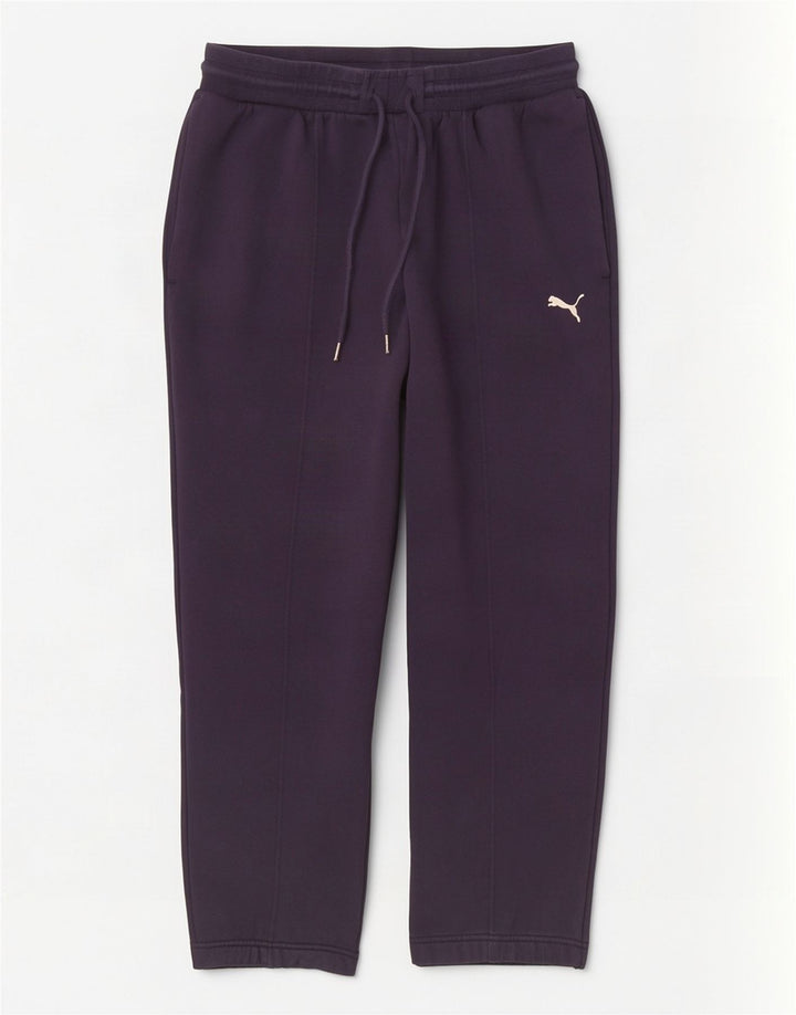 Pantaloni da tuta da donna Puma Large in cotone blu navy