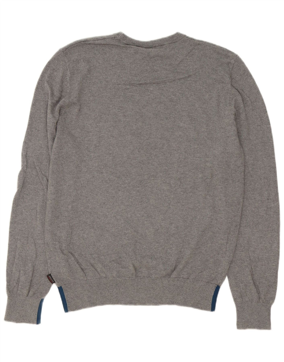 Maglione da uomo girocollo Musto in cotone grigio medio