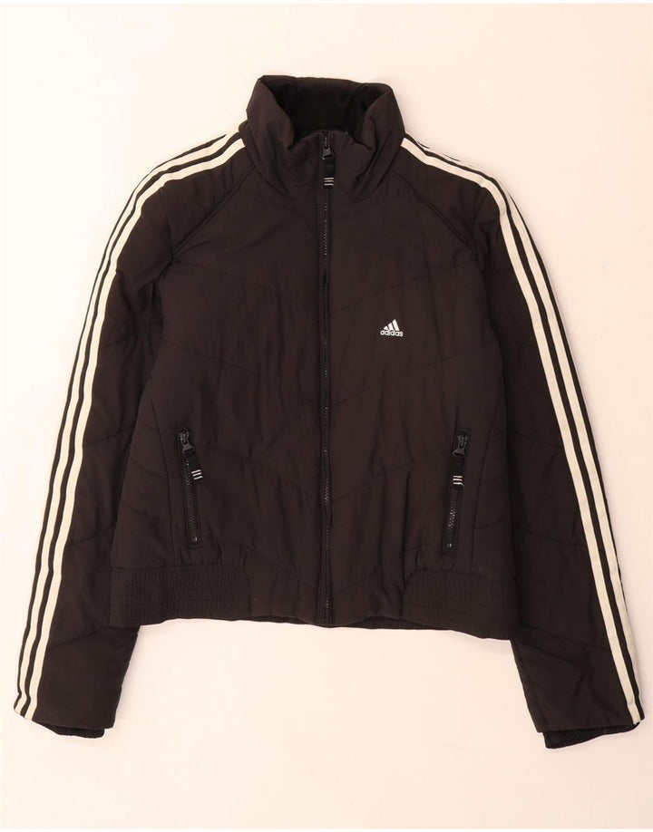 Giacca imbottita Adidas Clima 365 da donna UK 16 grande poliestere nero
