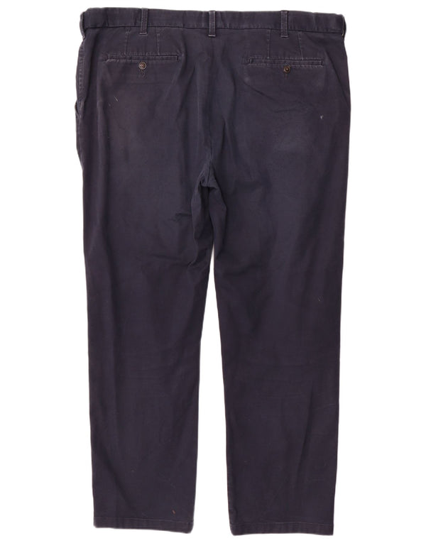 Pantaloni chino da uomo Marks & Spencer Blue Harbour W44 L31 Blu Navy