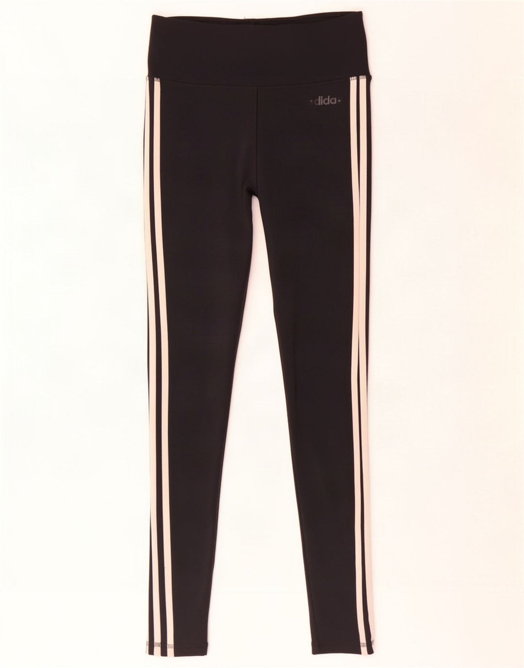 Leggings Adidas Climalite da donna UK 8/10 Piccolo poliestere nero