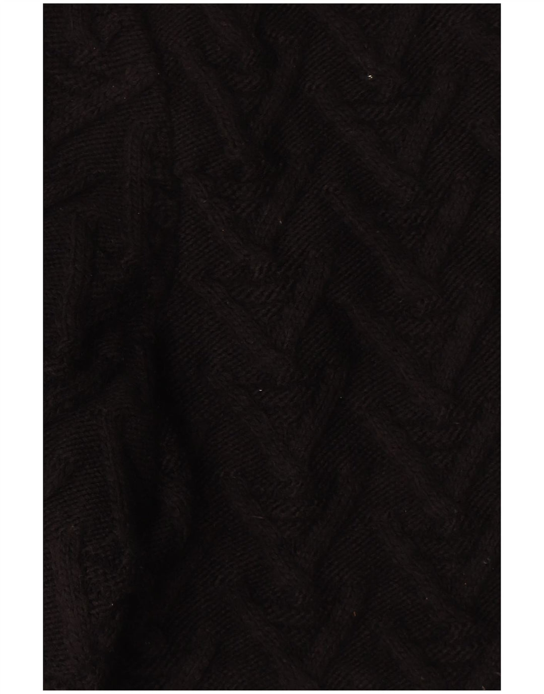 Maglione maglione girocollo da uomo Zara grande in acrilico nero
