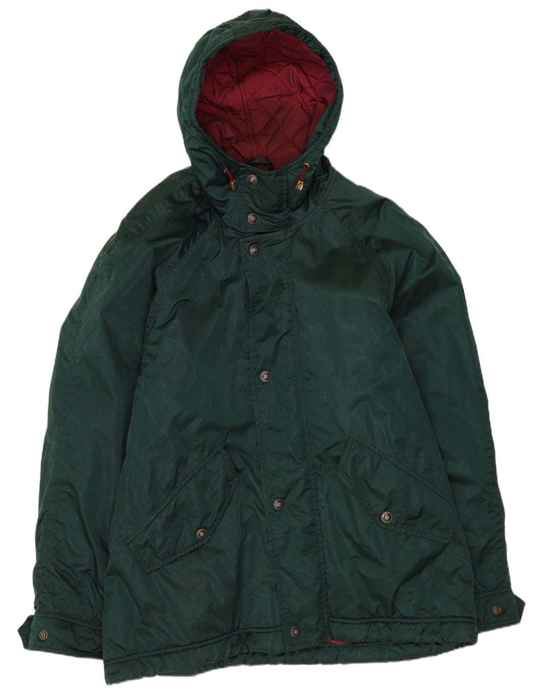 Giacca a vento con cappuccio da uomo Belfe & Belfe IT 48 Poliestere verde medio