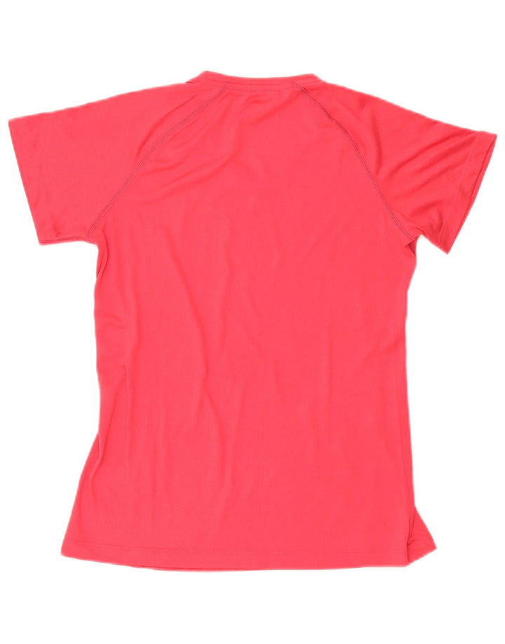 T-shirt ADIDAS da donna Climalite Top UK 14 poliestere rosso medio