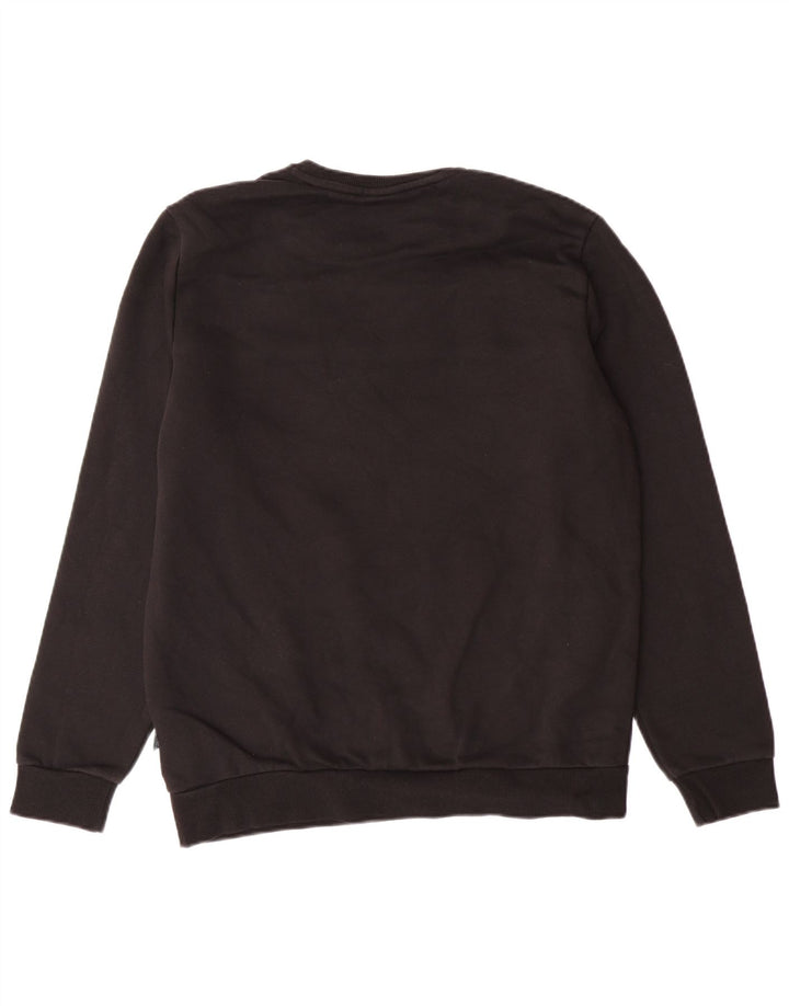 Felpa grafica da uomo PUMA, maglione, cotone color block medio nero