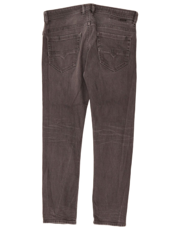 Jeans slim da uomo Diesel Thommer W32 L30 cotone grigio