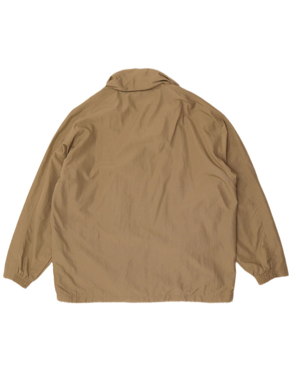 Giacca antipioggia da uomo Diadora con vestibilità ampia con cappuccio UK 36 Small Khaki Poliammide