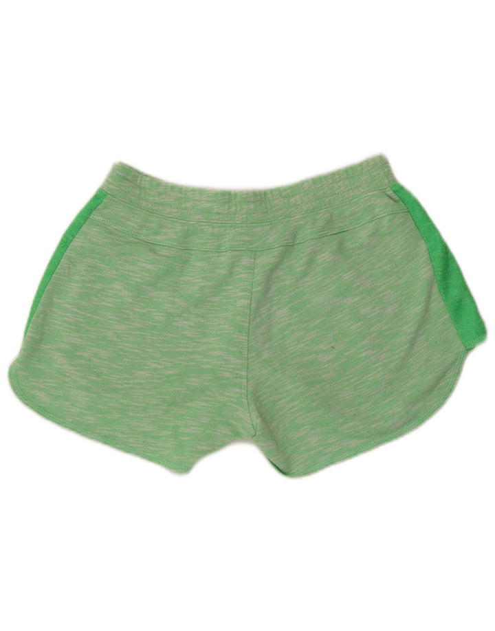 Pantaloncini sportivi grafici da donna CHAMPION UK 6 XS Poliestere chiazzato verde