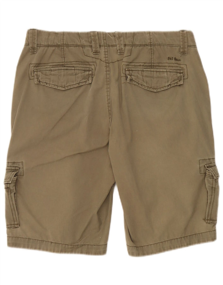 Pantaloncini cargo da donna Fat Face UK 12 Medium W32 Cotone kaki