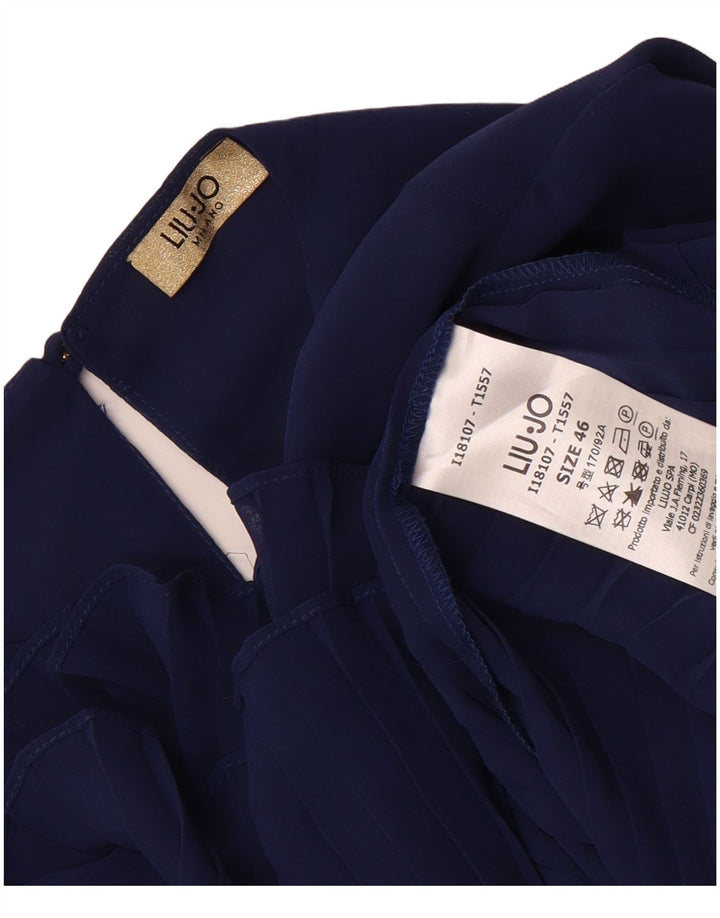 Liu Jo Donna Camicetta Manica 3/4 Top IT 46 Large Blu Navy Poliestere