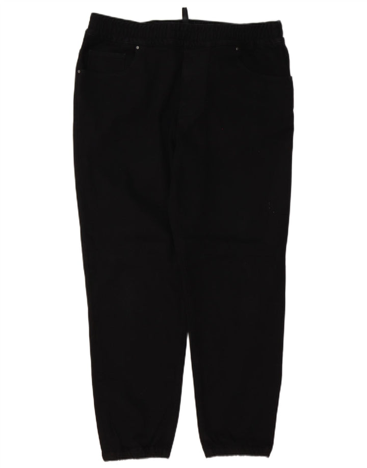 Armani Exchange Uomo Joggers Jeans Slim W32 L28 Cotone Nero