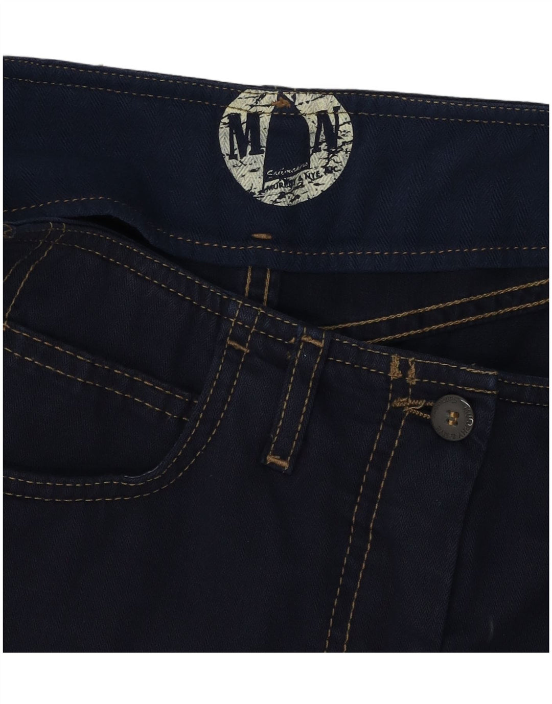Minigonna in denim da donna Murphy & Nye W30 cotone blu navy medio