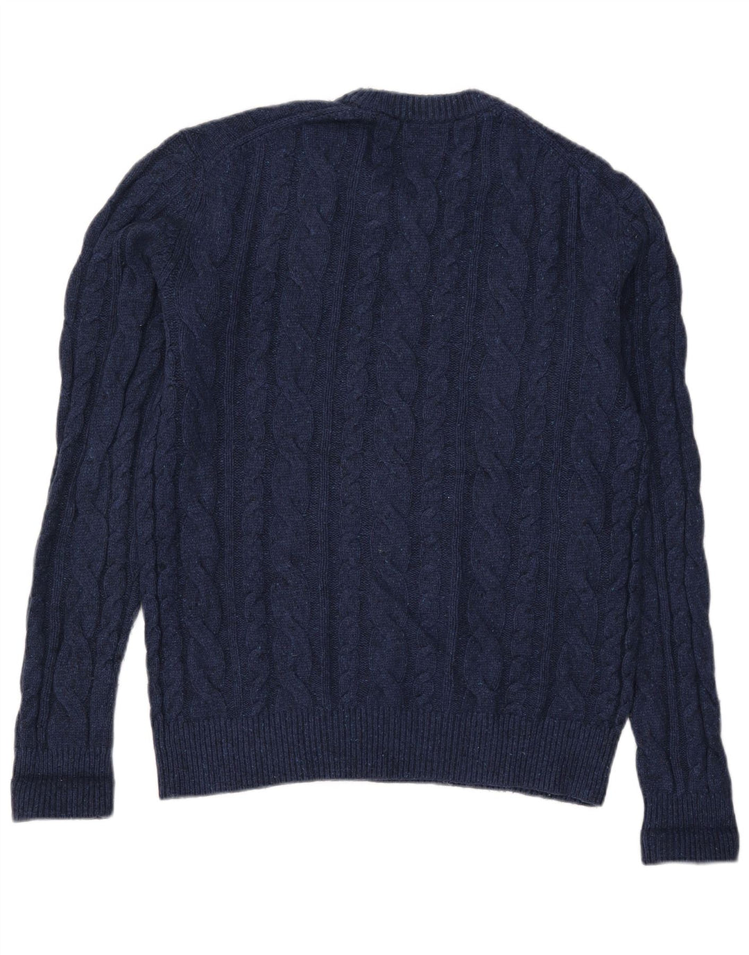 Maglione maglione girocollo da uomo Gap piccolo blu navy in lana d'agnello