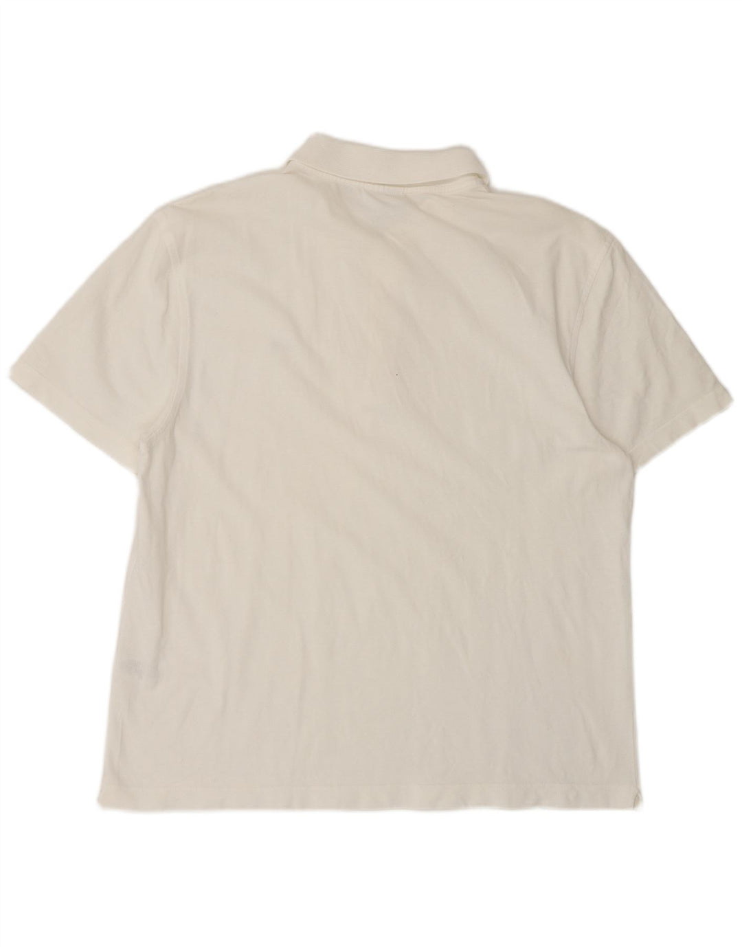 Polo da uomo Lacoste taglia 5 grande in cotone bianco