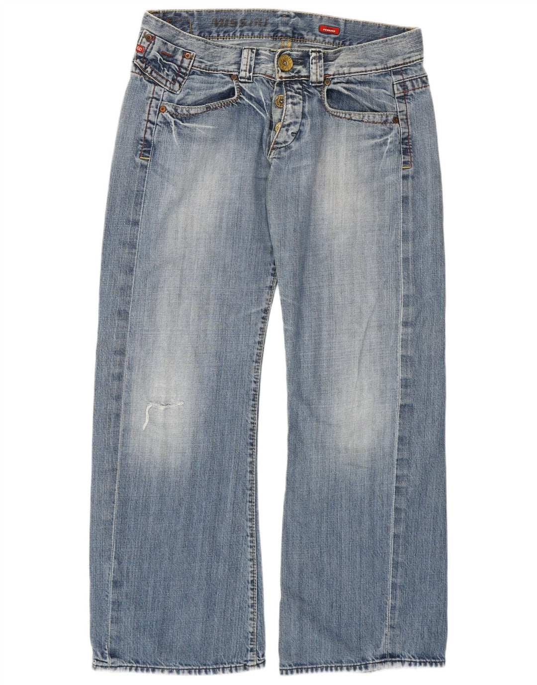 Jeans larghi Perkinks da donna Miss Sixty W32 L31 cotone blu