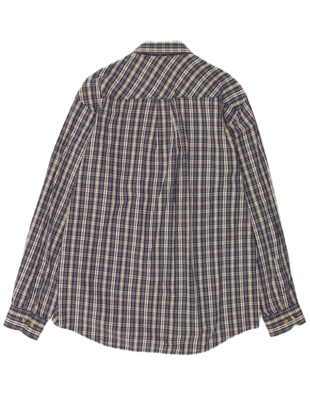 Camicia Heritage da uomo Rifle, grande, in cotone a quadri blu navy