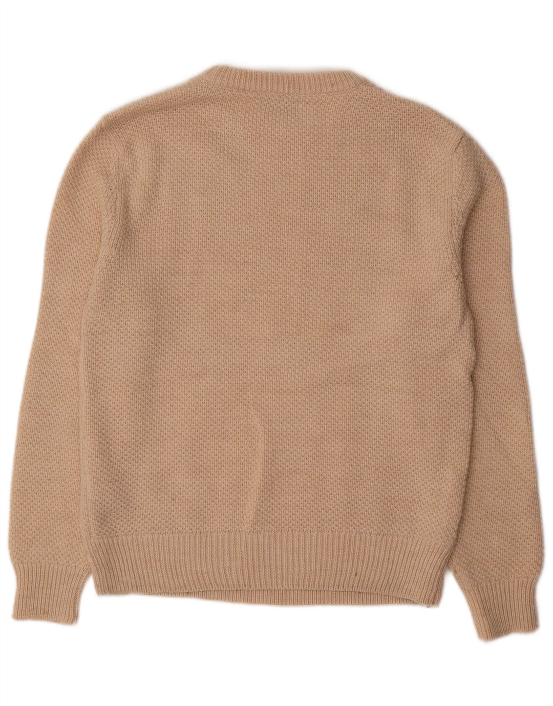 ZARA Maglione Girocollo da Uomo in Acrilico Beige Medio