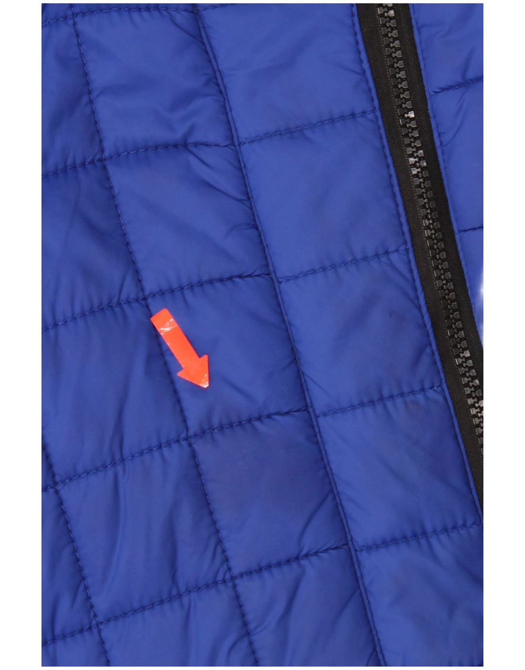 Giacca imbottita con cappuccio da donna Superdry UK 10 Small nylon blu