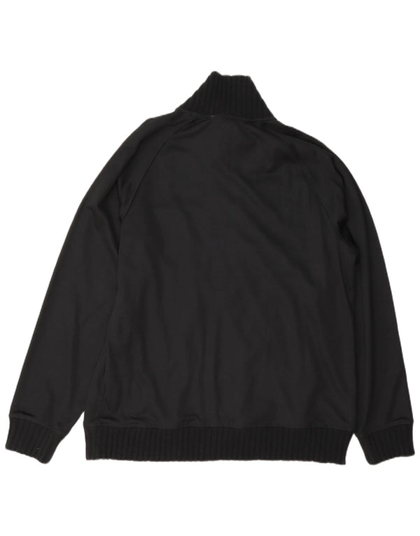 Pretty Green Mens Tracksuit Top Jacket Large Black Polyester
