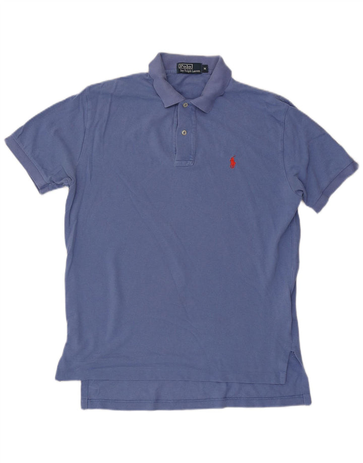 Polo Ralph Lauren da uomo in cotone blu medio