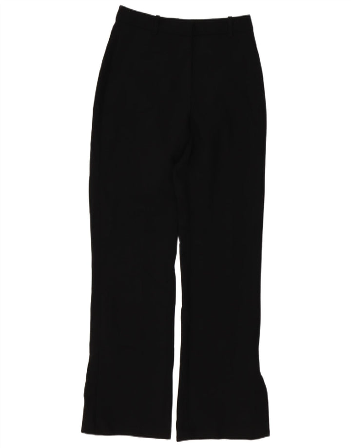 Pantaloni chino bootcut da donna Zara piccoli W26 L31 poliestere nero